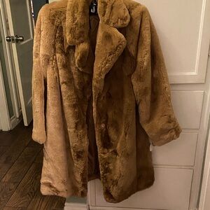 New York & Company Camel Teddy Jackets